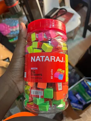 Big neon eraser